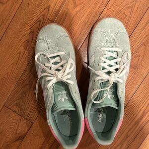 Brand new Sambas. Gazelle. Kids size 6, fits adult women’s 8.